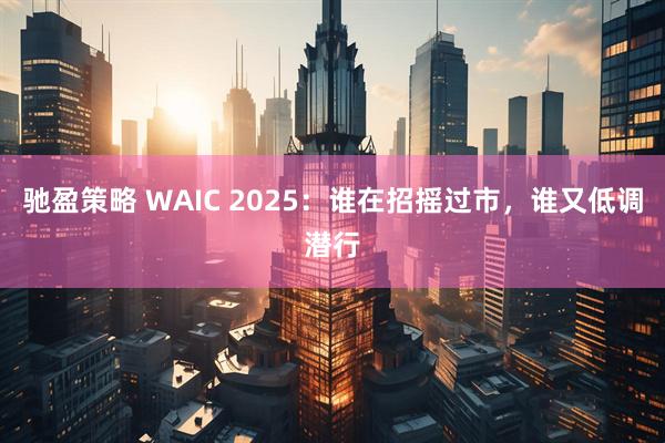驰盈策略 WAIC 2025：谁在招摇过市，谁又低调潜行